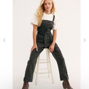 Free people Jumpsuit- Washed black